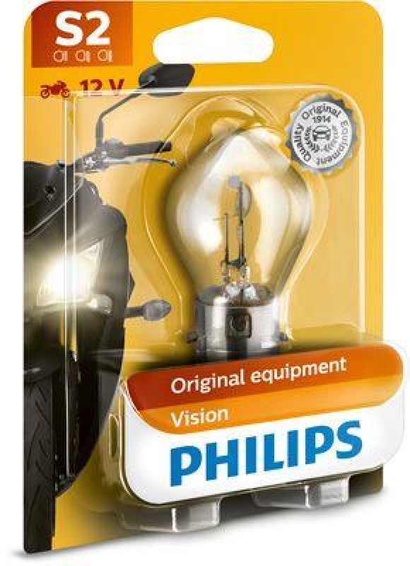 Bild von PHILIPS 12728BW Glühlampe, Fernscheinwerfer S2 12V 35/35W Halogen
