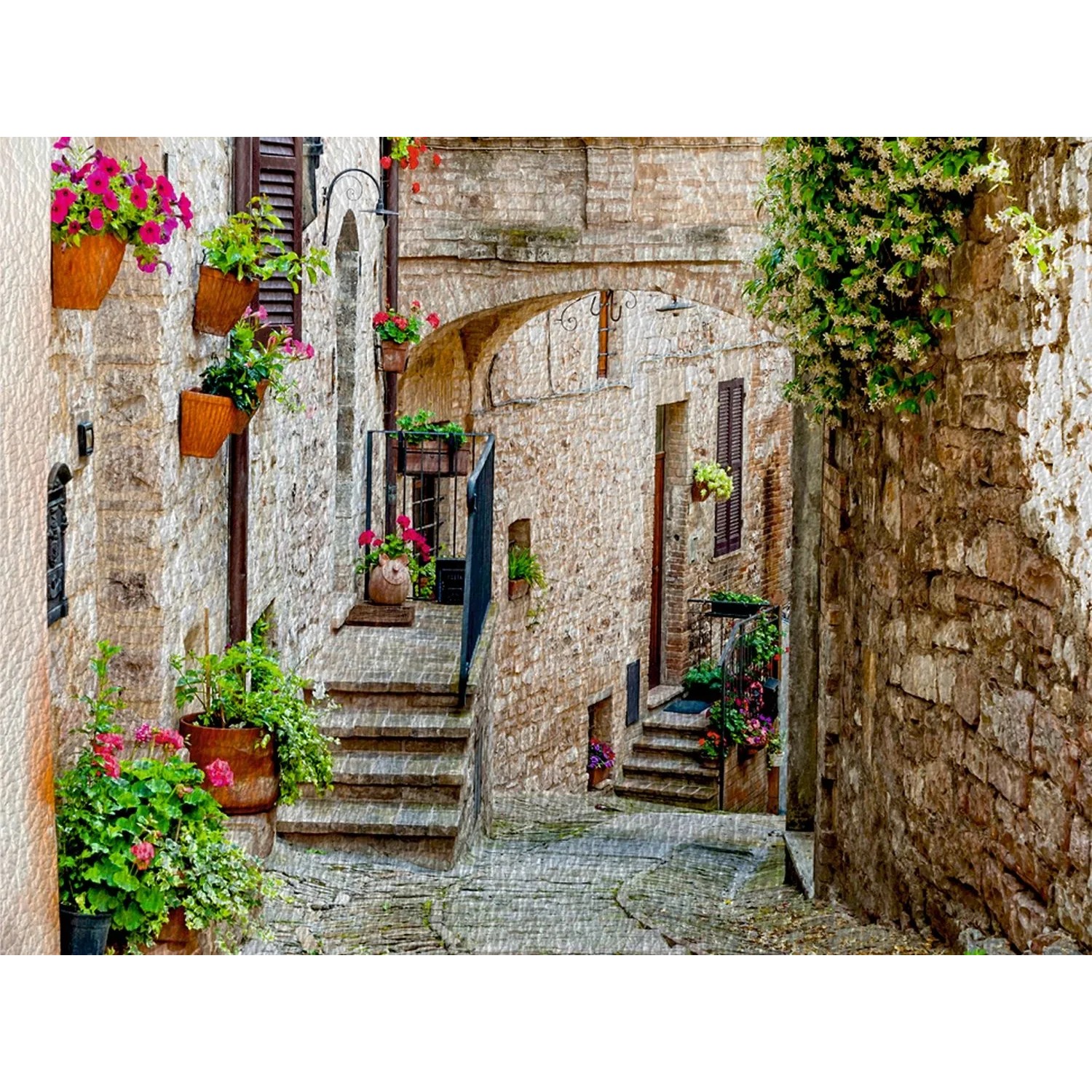 Bild von Sanders & Sanders Fototapete Stadtblick Beige 360 x 270 cm 600408