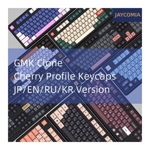 Bild von JTK GMK Klon PBT Keycaps - Kirsch Profil Set