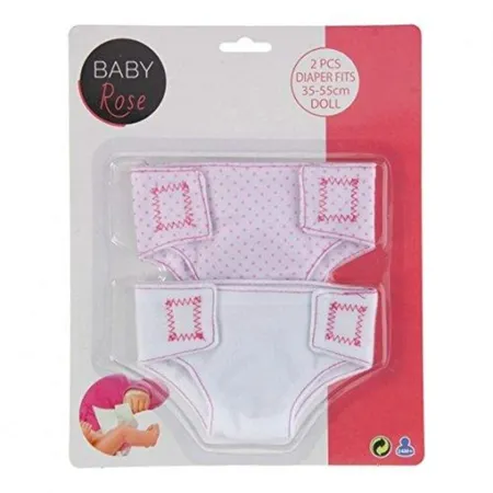 Bild von Johntoy Baby Rose Stoffwindel, 2 Stück
