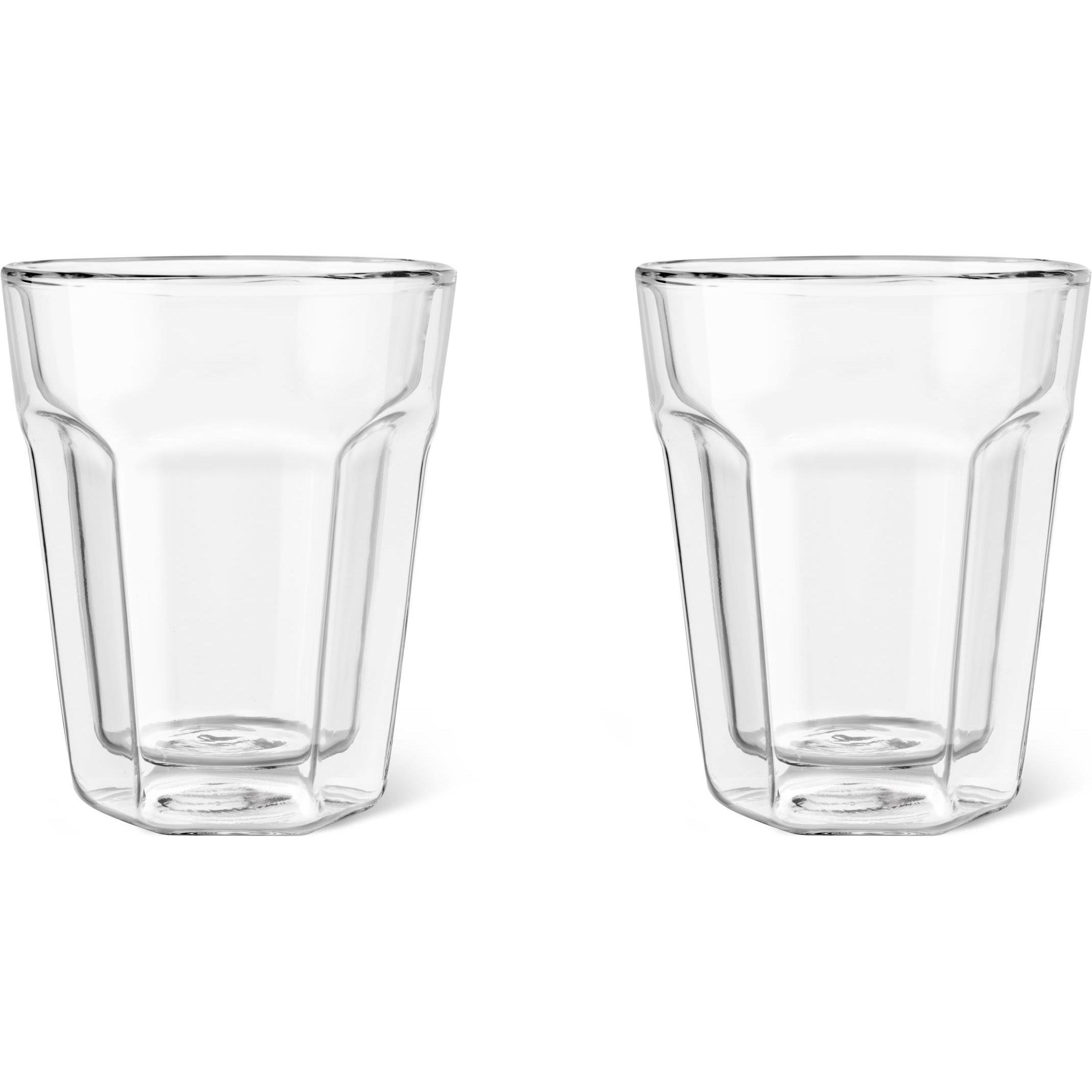 Bild von 1x2 Leopold Vienna Kaffee Glas 220ml doppelwandig LV01515