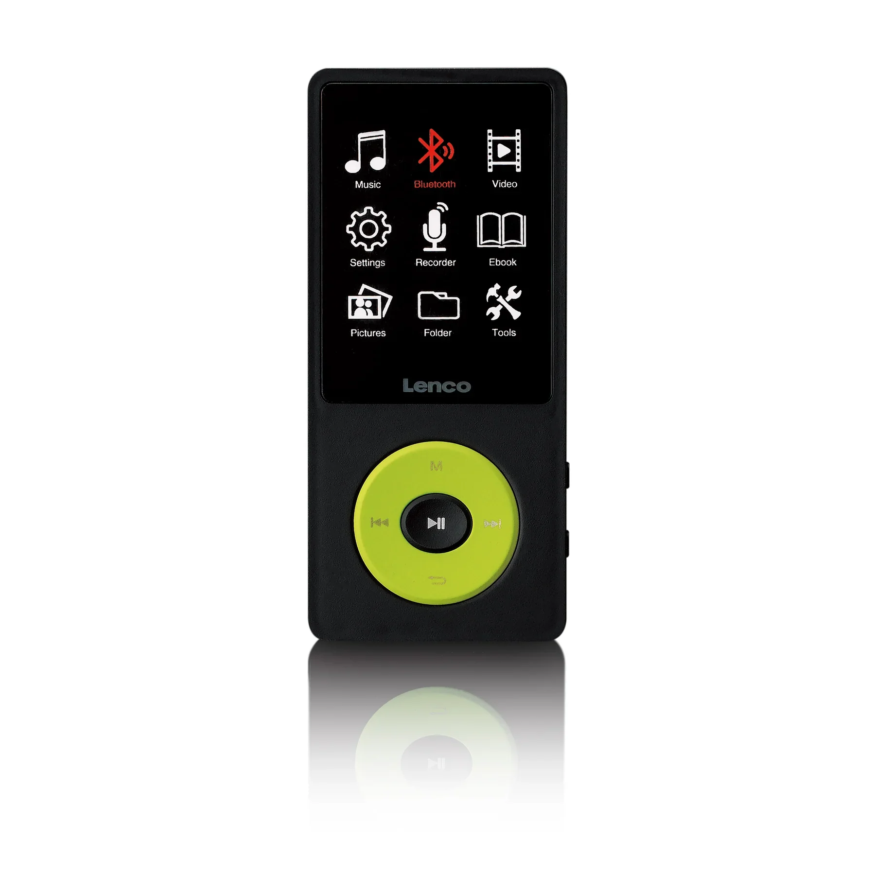 Bild von Lenco LENCO Xemio-860 MP4-Player mit Display Akku BT 8GB grün