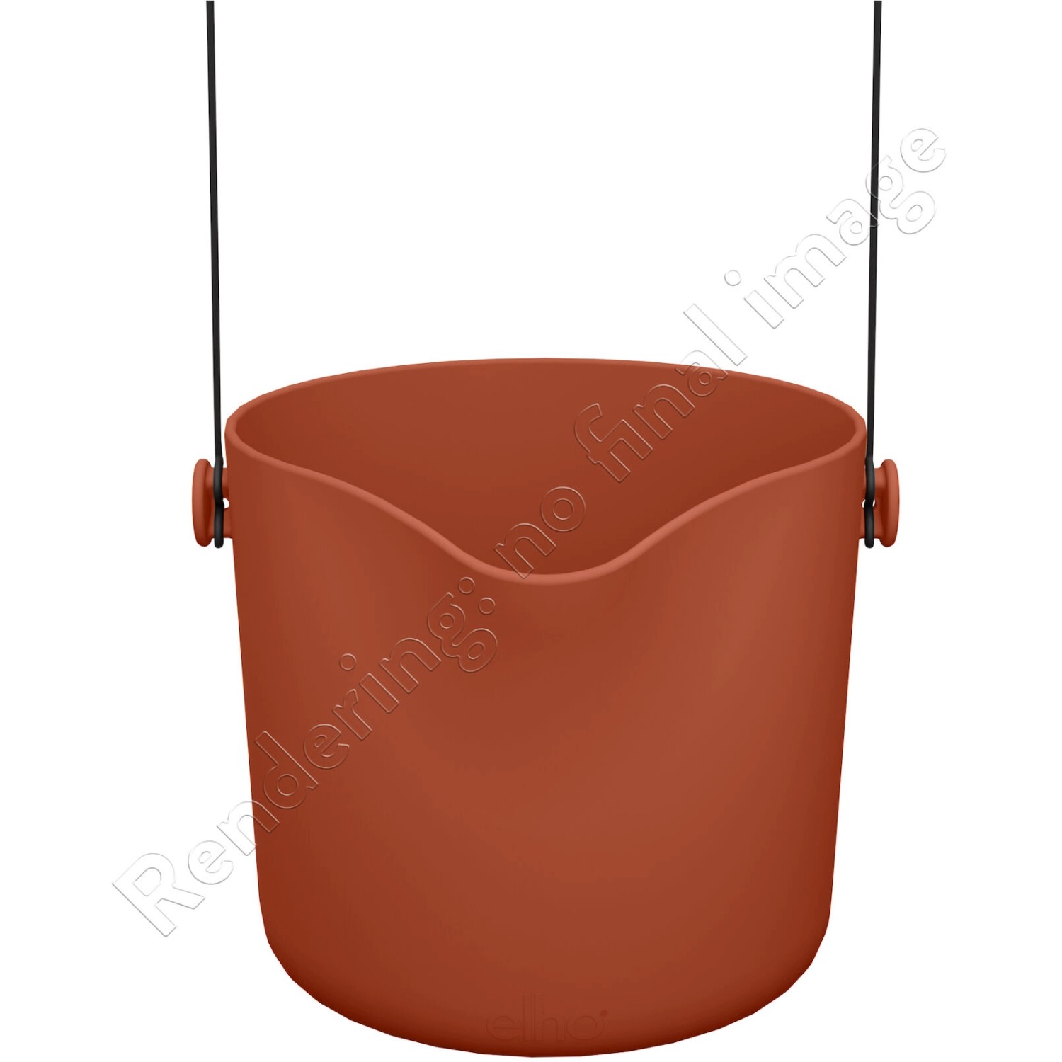 Bild von Elho Blumentopf B.For Swing Ø 18 cm Klinkerrot