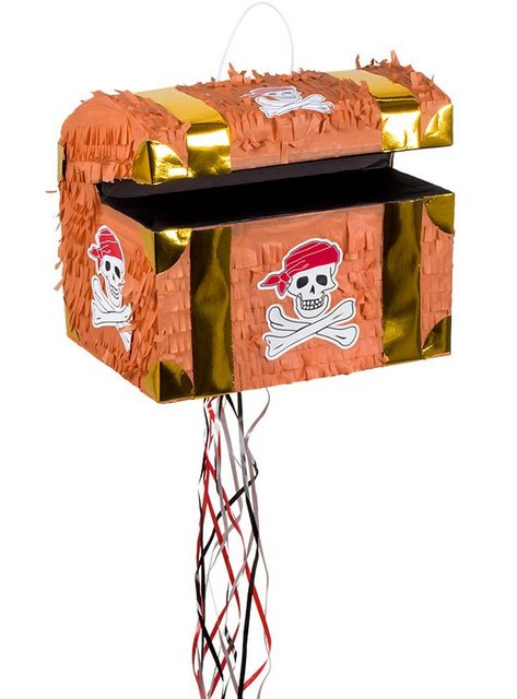 Bild von Boland Pinata Schatztruhe Piñata, Klar zum Entern der Party: Deko für Piratengeburtstage!