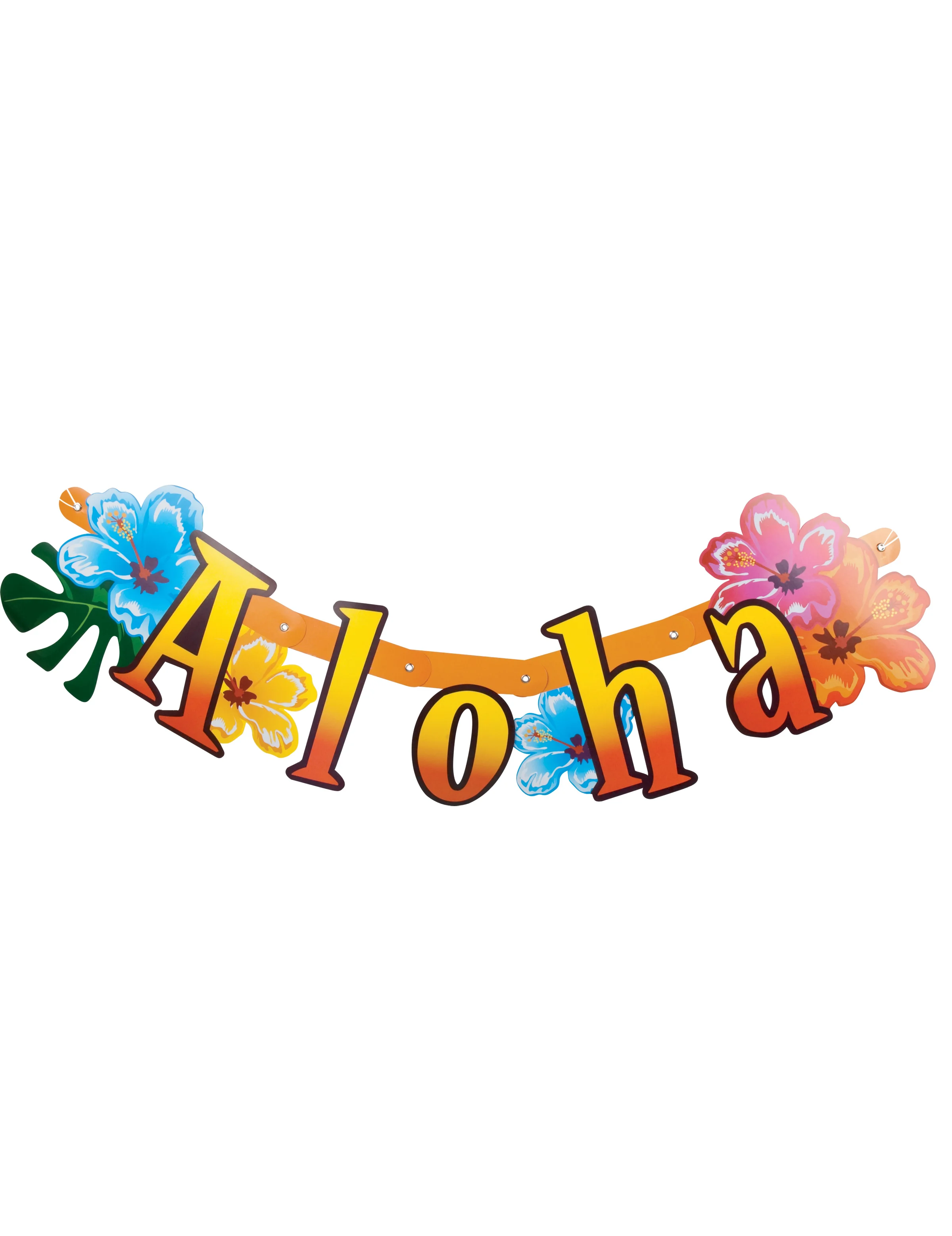 Bild von Boland Hängedekoration Buchstabengirlande Hawaii Aloha 83cm
