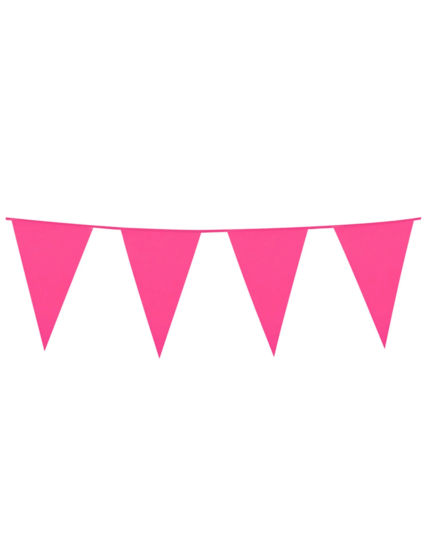 Bild von Boland Hängedekoration Pinke Wimpelkette 10 m, Raumdekoration für Geburtstage, Mottopartys und Events!