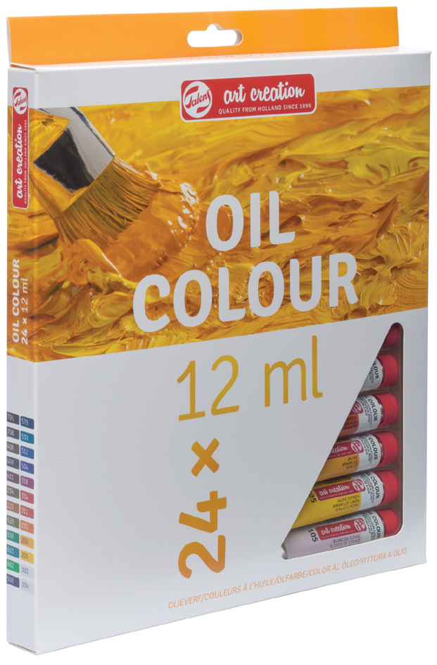 Bild von Talens, Künstlerfarbe + Bastelfarbe, Öl Set (Mehrfarbig, Blau, 288 ml)