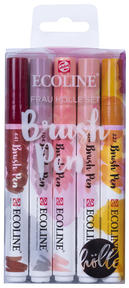 Bild von ROYAL TALENS Ecoline Pinselstift Brush Pen Set , Frau Hölle,