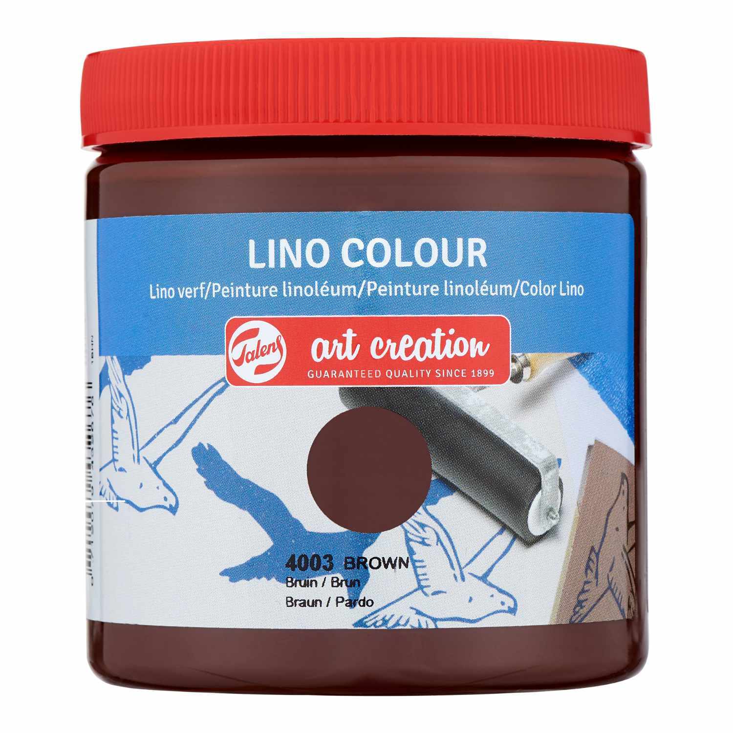 Bild von Linoleumfarbe