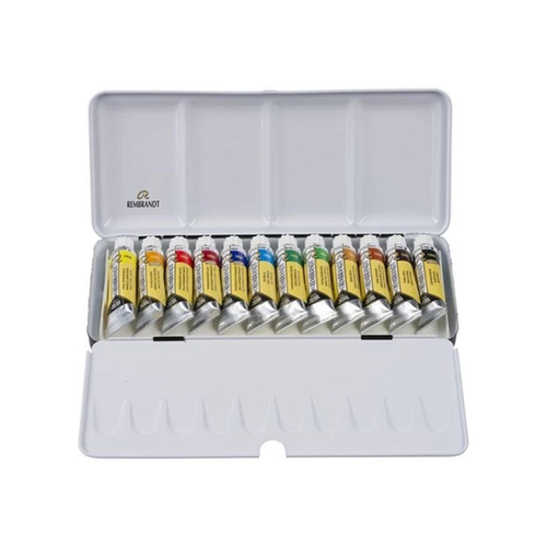 Bild von Talens Farbkasten Rembrandt Aquarellfarben-Set im Metalletui