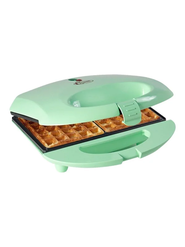 Bild von bestron Waffeleisen ASW401 Sweet Dreams, 700 W, mit Antihaftbeschichtung, Retro Design, für Belgische Waffeln