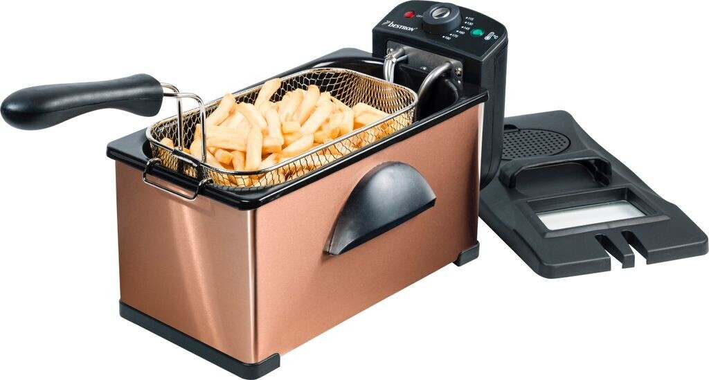 Bild von bestron Fritteuse »AF370CO«, 2000 W, Fassungsvermögen 1 kg, mit Cool Zone, 3,5 Liter, Kupfer