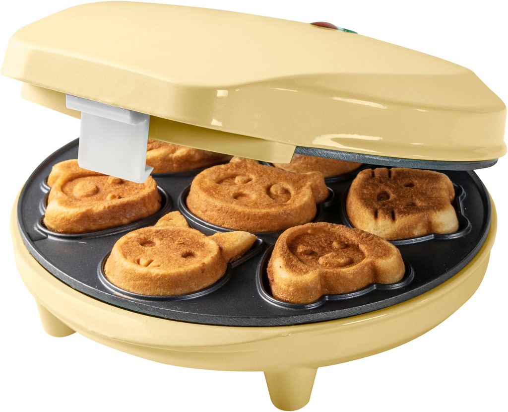 Bild von bestron Waffeleisen "AAW700 für Mini-Waffel-Kekse", 700 W, mit Backampel & Antihaftbeschichtung
