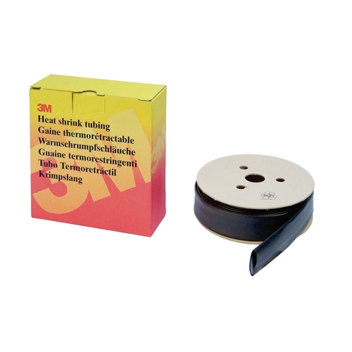 Bild von 3M Deutschland Warmschrumpfschlauch Rolle 4,8/2,4 mm,sw,dünnw. HSR sw - 7000099049