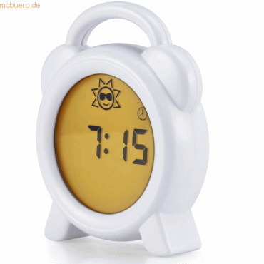Bild von Alecto BC-100 Pädagogischer Wecker Kinder - Schlaftrainer Kinder - Lernen von Schlafen und Aufwachen mit LED Kinderwecker - Weiß