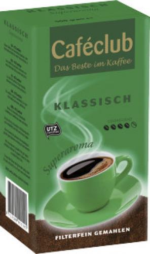 Bild von Cafeclub Kaffee klassisch gemahlen 500g