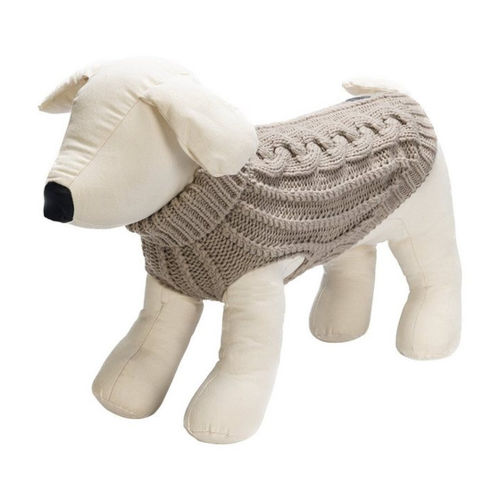 Bild von Stylischer und funktioneller Hundepullover – Beeztees Hundepullover Haida beige