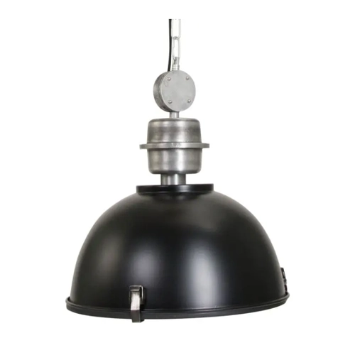 Bild von Pendelleuchte Bikkel in Schwarz und Weiß E27 420mm