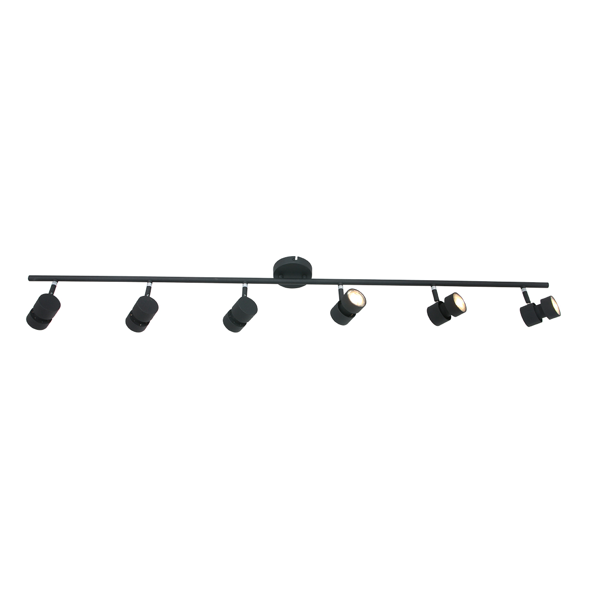 Bild von Steinhauer LIGHTING LED Deckenleuchte, Deckenleuchte Spotleiste Spotlampe LED 6 Flammig schwarz Strahler