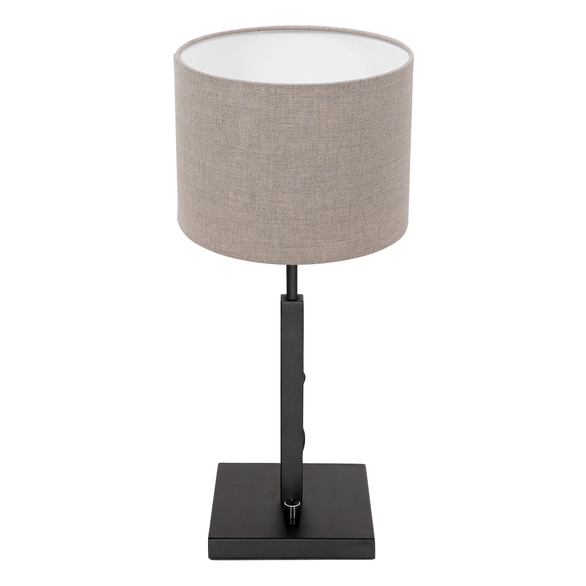 Bild von Steinhauer LIGHTING LED Tischleuchte, Tischleuchte Beistelllampe Schreibtischlampe Metall Stoff Drehschalter
