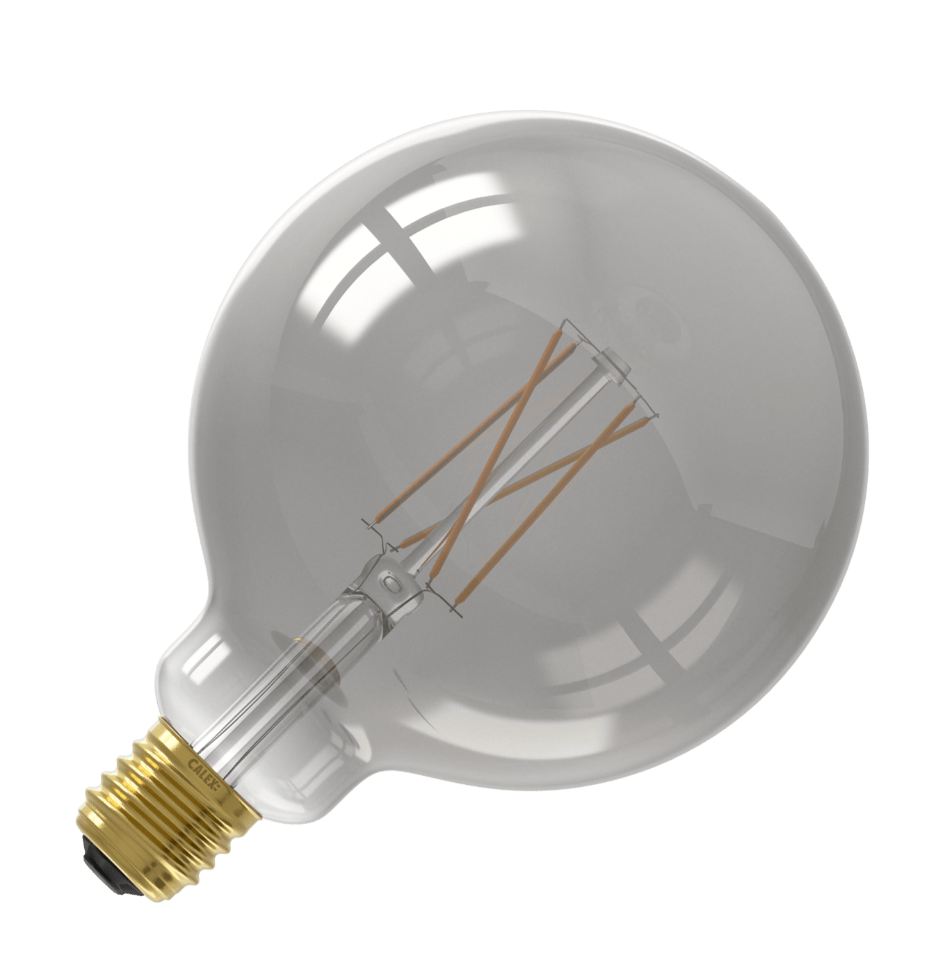 Bild von Calex | Smart | Globe G125 | Smokey Straight Filament | 7W | E27-Fassung | Dimmbar mit App