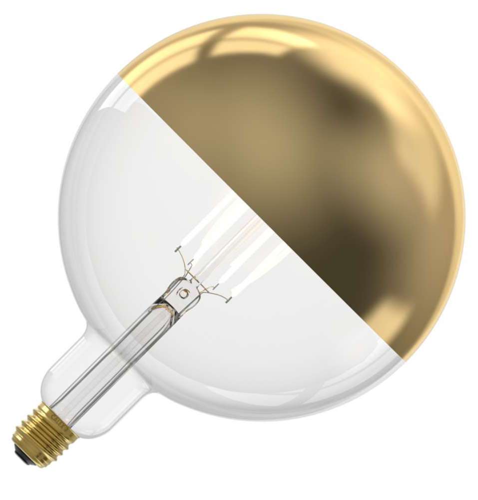 Bild von E27 dimmbare LED-Lampe G200 oberer Spiegel gold 6W 360 lm 1800K
