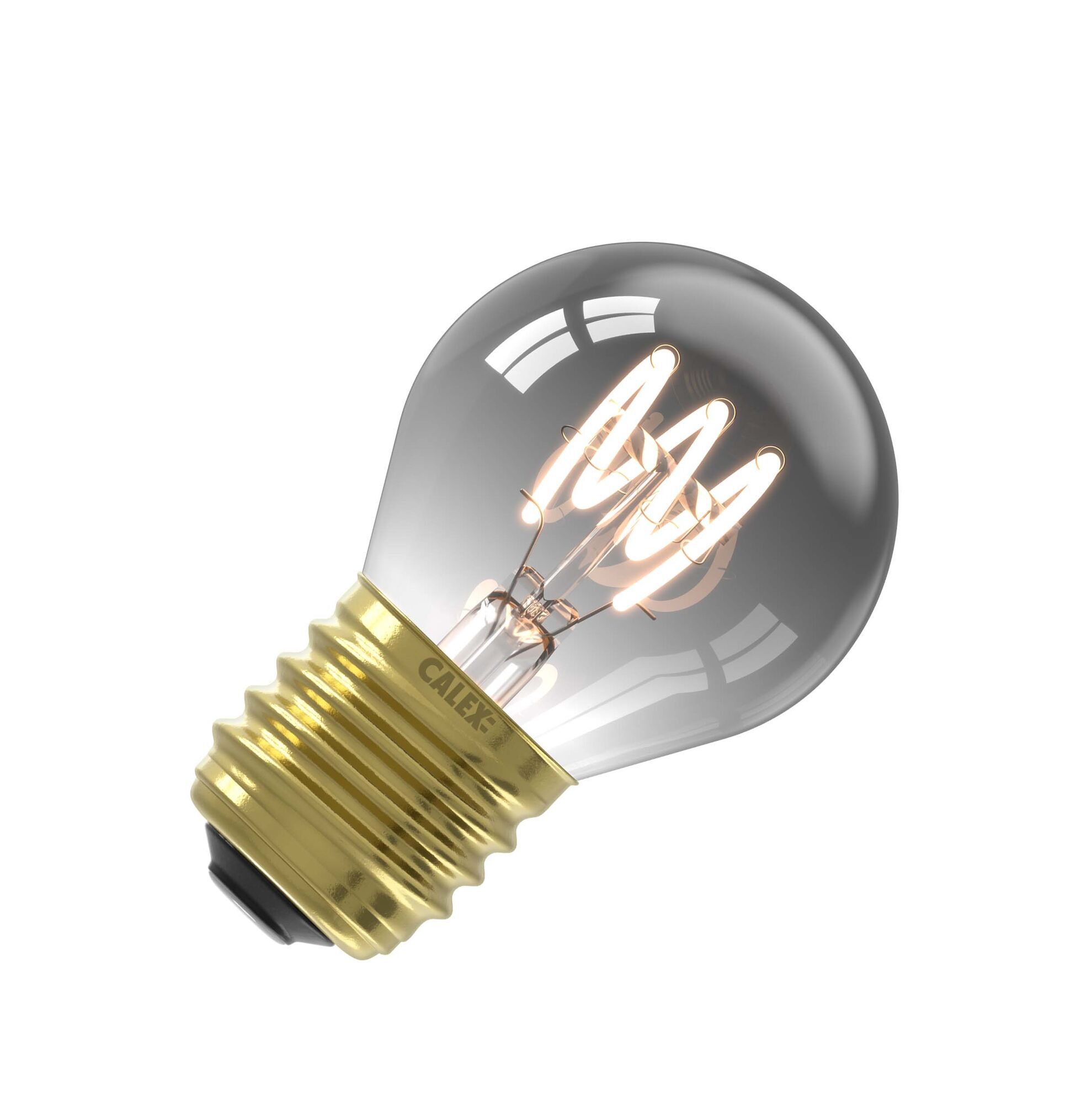 Bild von Calex | LED filament | Grote fitting E27 | P45 | Titanium | 4W