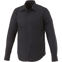 Bild von ELEVATE Herren Langarm Hemd Hamell, schwarz, XS