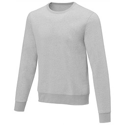 Bild von Zenon Herrenpullover mit Rundhalsausschnitt, heather grau, S