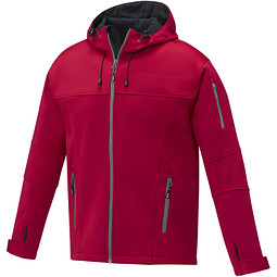 Bild von Match Softshelljacke für Herren, rot, M