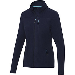 Bild von Amber GRS recycelte Fleecejacke für Damen, navy, XL