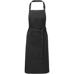 Bild von Andrea 240 g/m² Schürze mit verstellbarem Nackenband, schwarz