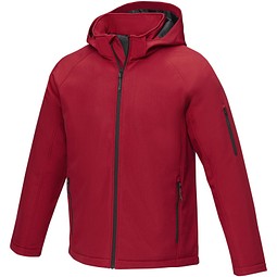 Bild von Notus wattierte Softshell Herrenjacke, rot, S