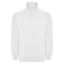 Bild von Aneto Pullover mit Viertelreißverschluss, weiss, XL