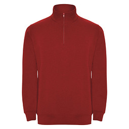 Bild von Aneto Pullover mit Viertelreißverschluss, rot, S