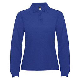 Bild von Estrella Langarm Poloshirt für Damen, Royal, S