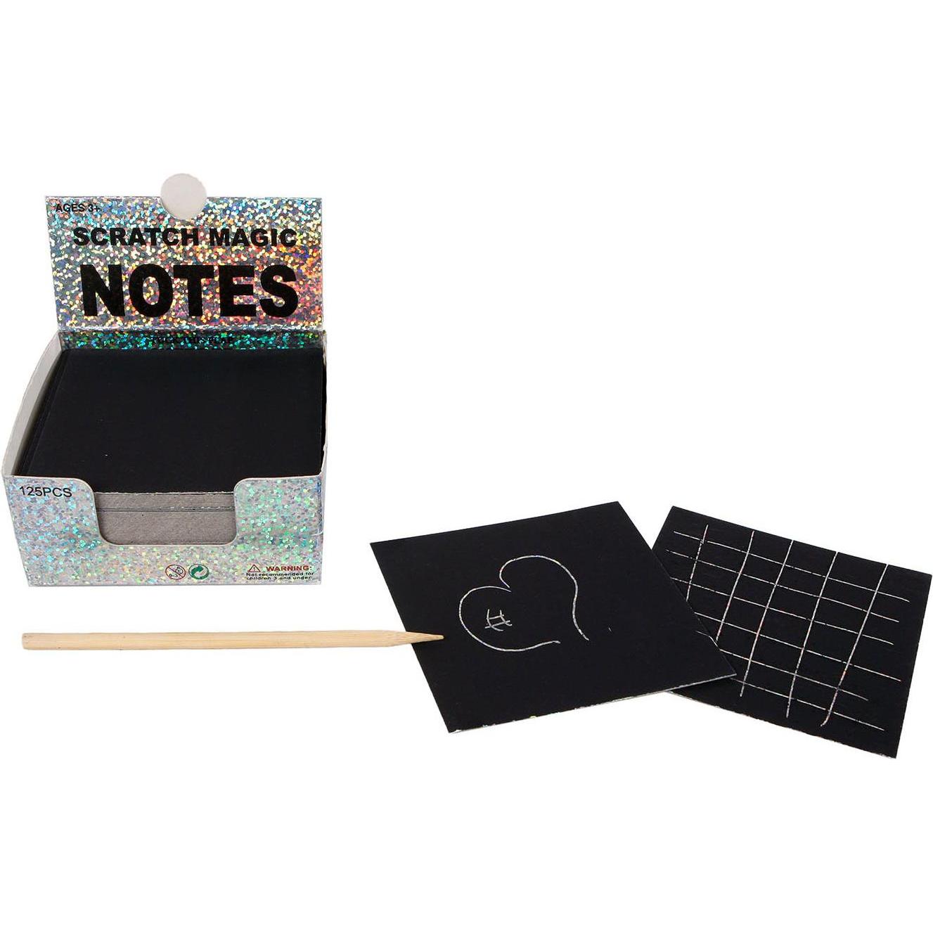 Bild von NoName, Haftnotiz, Kratzpapier Holo (assortiert) Display (9 x 9 cm)