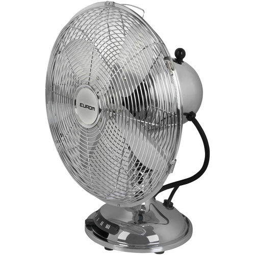 Bild von EUROM Tischventilator »VTM«, 40 W, 3 Leistungsstufen, Ø: 30 cm - silberfarben