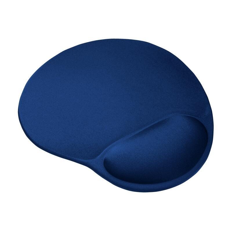 Bild von Trust Bigfoot Ergonomisches Mauspad mit Gelkissen 236 x 205 mm, Softgel Handballenauflage, Mikrofaseroberfläche, Mousepad mit Handauflage, rutschfeste Unterseite - Blau