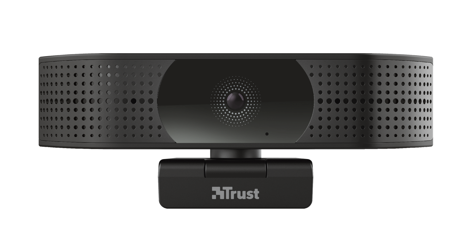 Bild von TRUST Teza 4K Ultra HD Streaming-Webcam, Autofokus, Dual-Mikrofon, Dreibeinstativ incl. (24280)