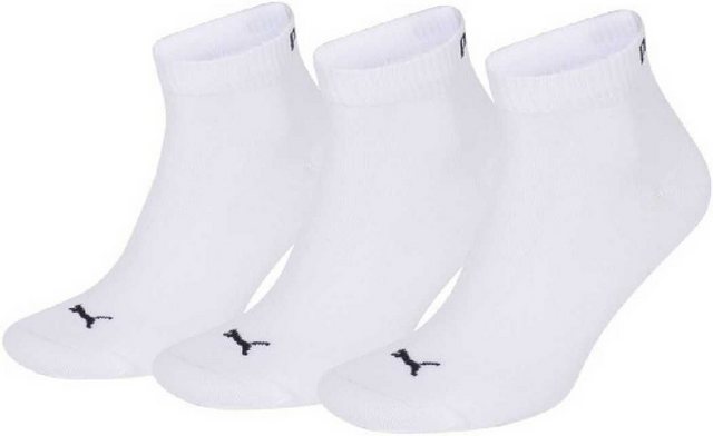 Bild von 3 Paar Puma Sneaker Quarter Socken Gr. 35 - 49 Unisex für Damen Herren Füßlinge