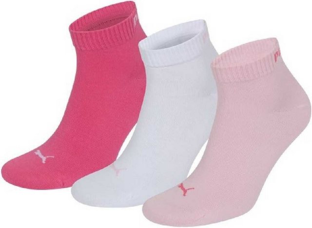 Bild von 3 Paar Puma Sneaker Quarter Socken Gr. 35 - 49 Unisex für Damen Herren Füßlinge