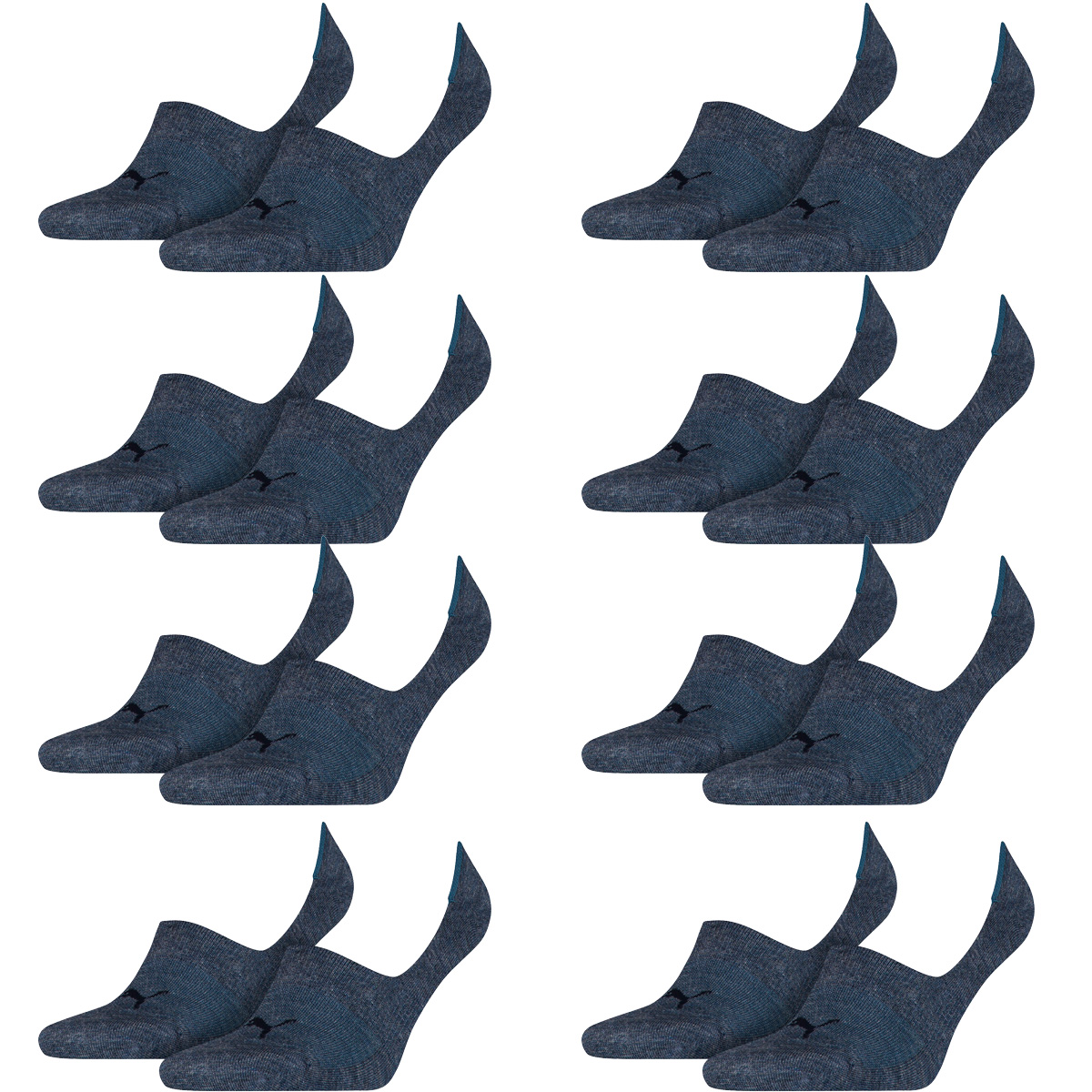 Bild von 16 Paar Puma Socken Footie Sportsocken Invisible Gr. 35 - 46 Unisex