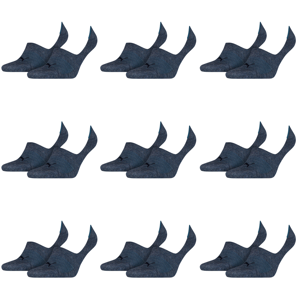 Bild von 18 Paar Puma Socken Footie Sportsocken Invisible Gr. 35 - 46 Unisex