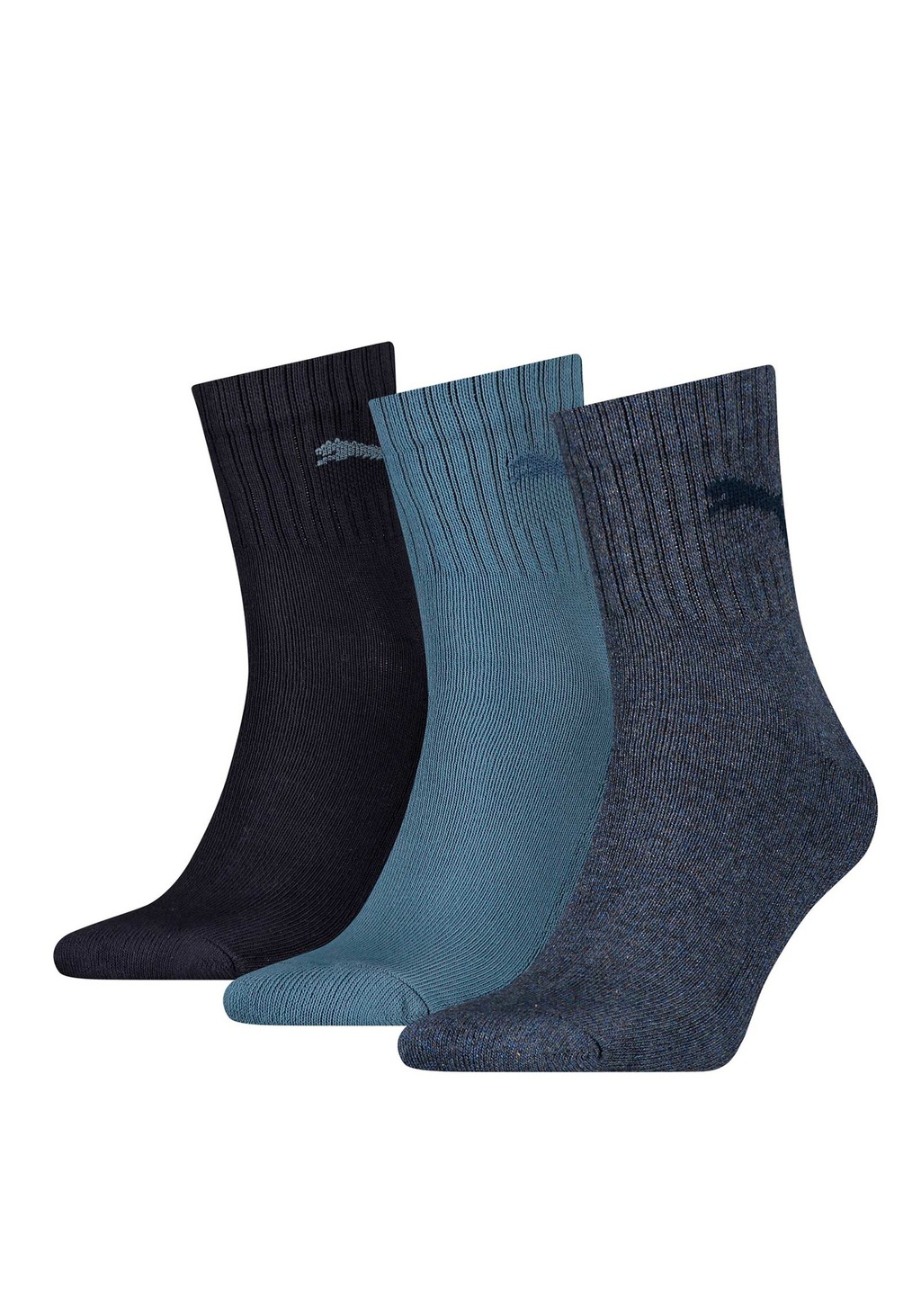 Bild von 3er Pack PUMA Short Crew Sportsocken denim blue 35-38