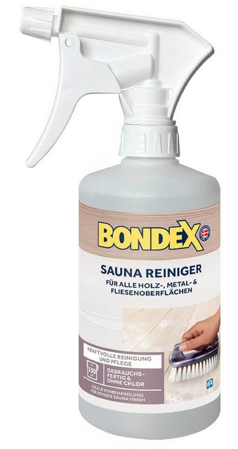 Bild von Bondex Sauna Reiniger farblos 500 ml, Mild, Lösemittelfrei Holzreiniger (Bondex Sauna Reiniger)