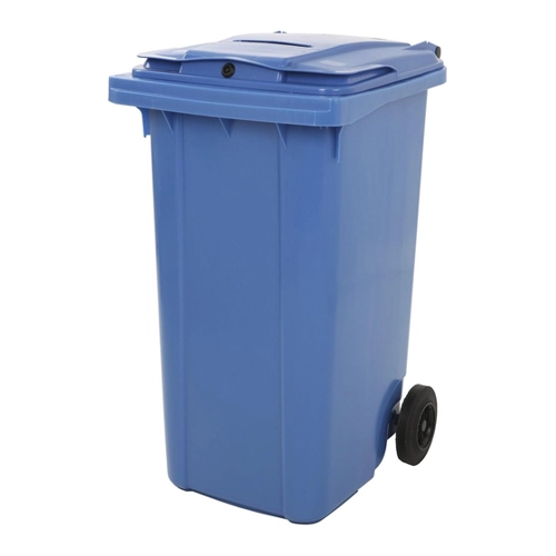 Bild von Container mit Papierschlitz und Schloss VB 240400 - Blau