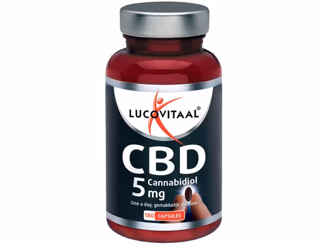 Bild von Lucovitaal CBD Cannabidiol | 5 mg | 180 Kapseln