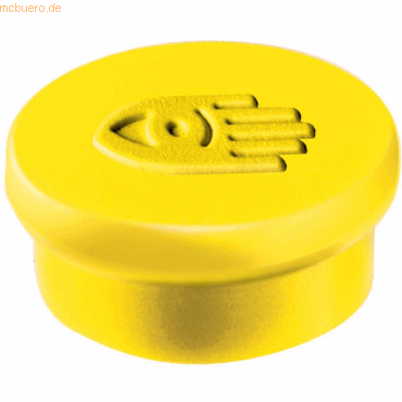 Bild von LEGAMASTER Magnet Haftmagnete 10mm Durchmesser gelb VE=10 Stück