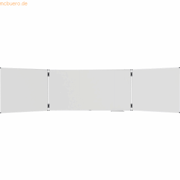 Bild von Klapptafel Legamaster UNITE PLUS, magnetisch, 5 Schreibflächen, B 2000/4000 x T 13,4 x H 1000 mm, emaillierter Keramikstahl, weiß